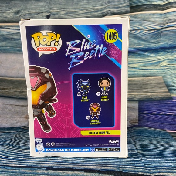 Funko Pop Blue Beetle Conrad Carapax figure New! - Picture 3 of 6